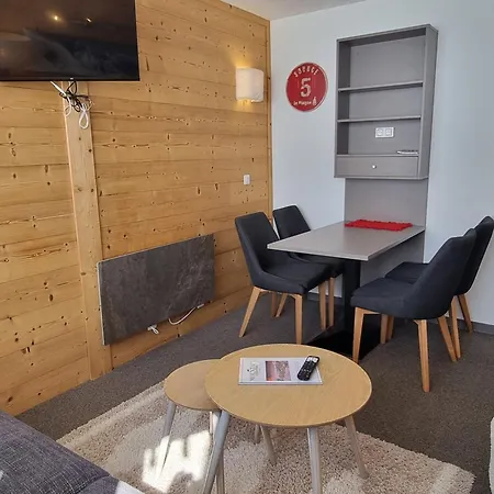 Cosy Au Pied Des Pistes Avec Animaux Admis - Fr-1-181-2570 דירה